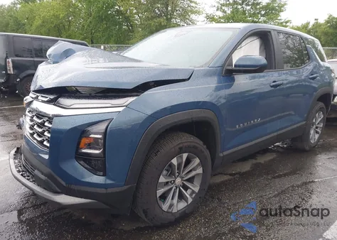 2025 Chevrolet Equinox Fwd Lt из США, поврежденный, VIN 3GNAXHEG7SL207177